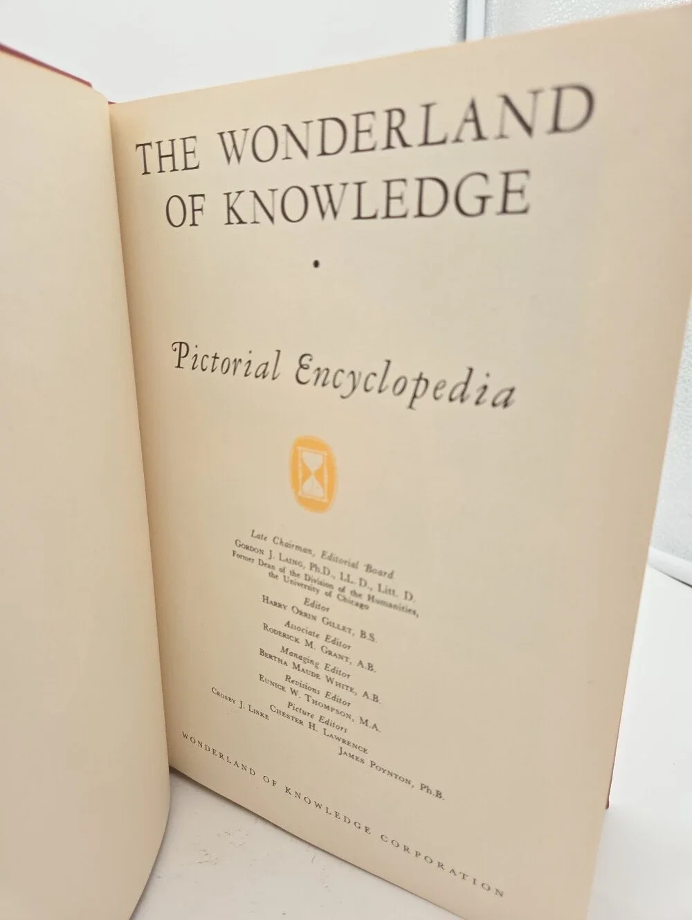 The Wonderland of Knowledge Two Books Hobbies Decor